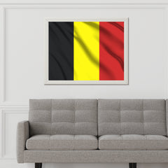 Belgium National Flag Wall Art