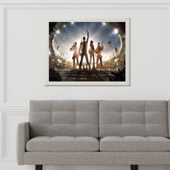 PUBG in Stadium  Gaming Wall Art