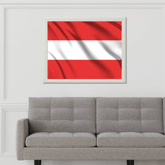 Austria National Flag Wall Art - beink online art store