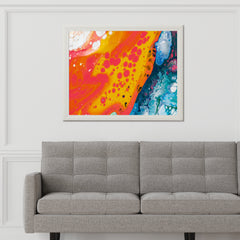 Earth Surface Water Paint Abstrat Wall Art