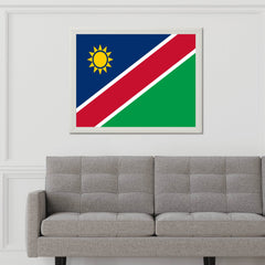 Namibia National Flag Wall Art - beink online art store