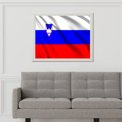 Slovenia National Flag Wall Art