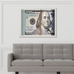 Portrait of Benjamin Franklin Wall Art