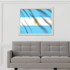Argentina National Flag Wall Art - beink online art store