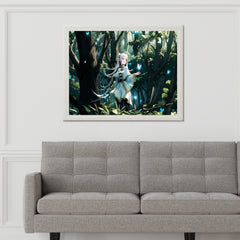 Frieren Magical Forest Anime Wall Art