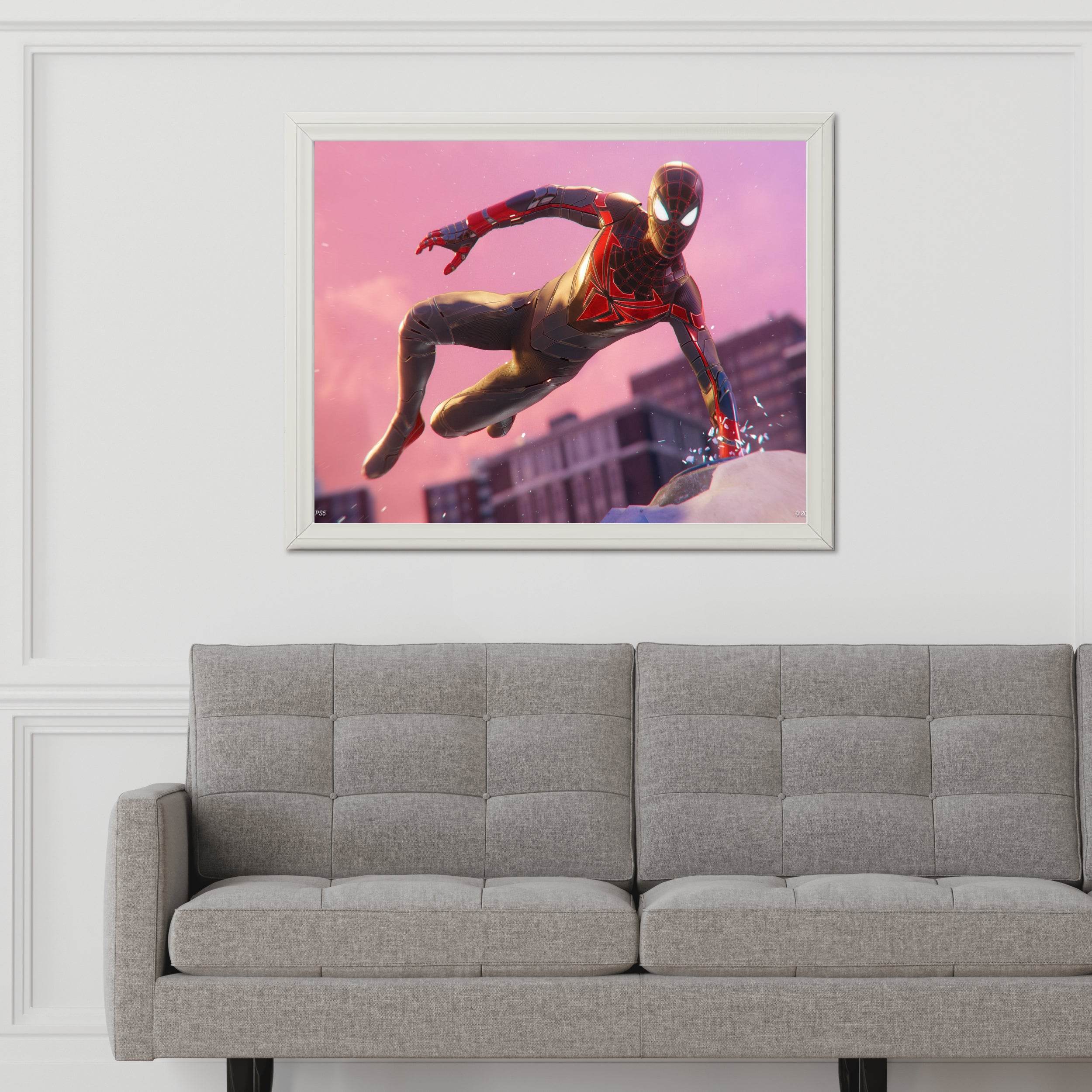 Spider Man 2 Animation Gaming Wall Art - beink online art store