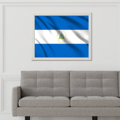 Nicaragua National Flag Wall Art