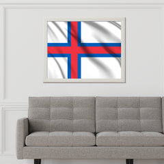 Faroe Islands National Flag Wall Art