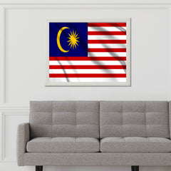 Malaysia National Flag Wall Art - beink online art store