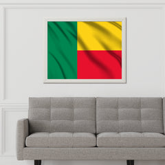 Benin National Flag Wall Art