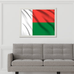 Madagascar National Flag Wall Art