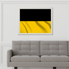 Kashubia National Flag Wall Art - beink online art store