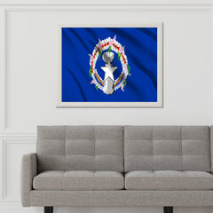 Northern Mariana Islands National Flag Wall Art - beink online art store