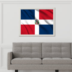 Dominican Republic National Flag Wall Art