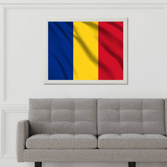 Chad National Flag Wall Art - beink online art store