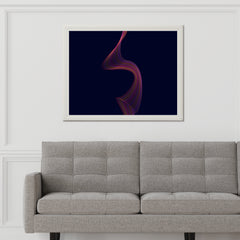 Technology Wave Lines Abstract Wall Art