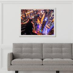 Skyward Towers at Night Wall Art