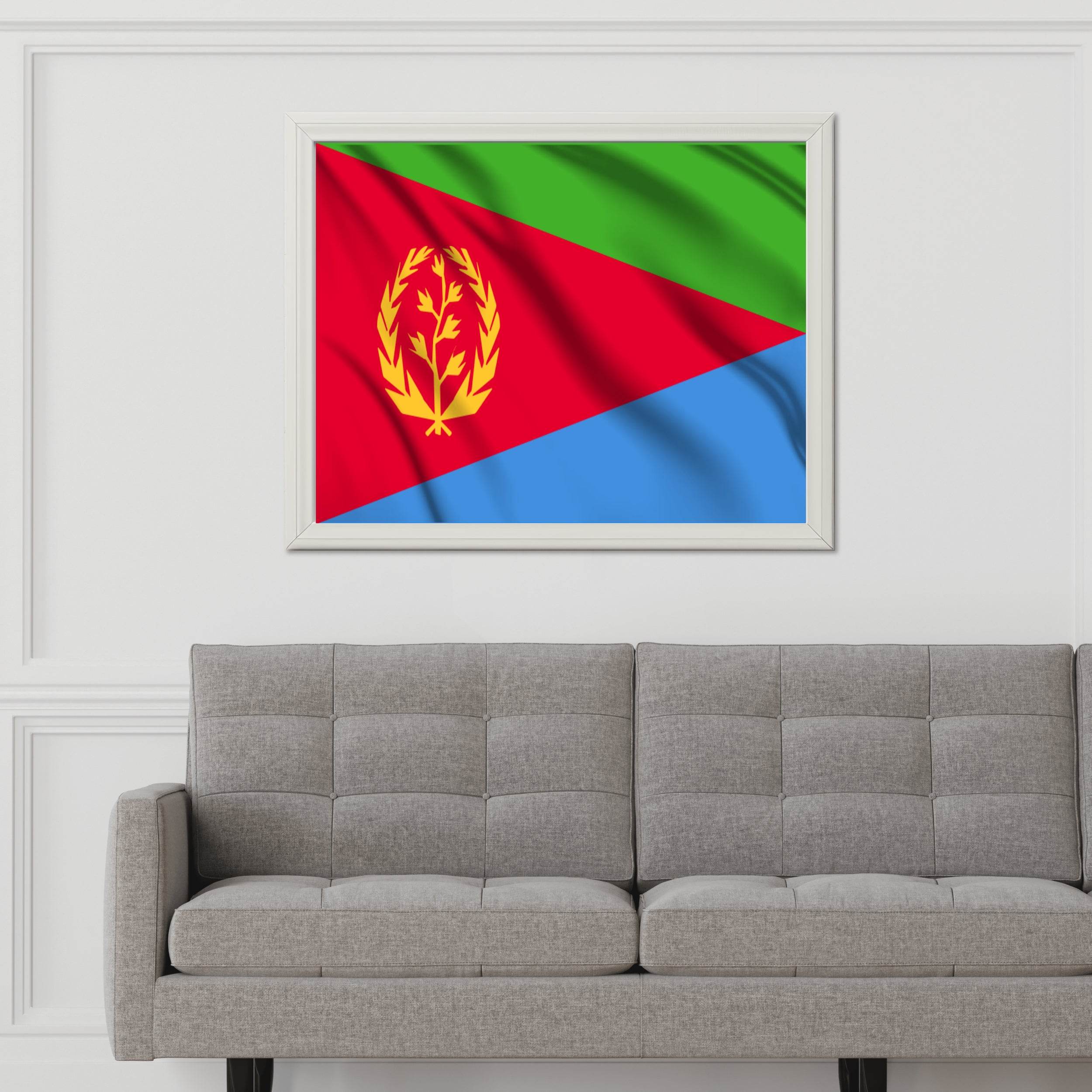 Eritrea National Flag Wall Art - beink online art store