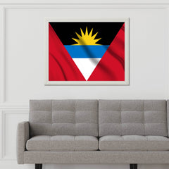 Antigua and Barbuda National Flag Wall Art - beink online art store