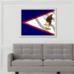 American Samoa National Flag Wall Art - beink online art store
