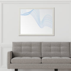 Technology Waves Abstract Wall Art