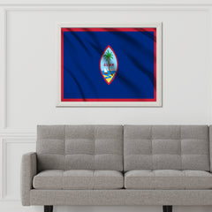 Guam National Flag Wall Art - beink online art store