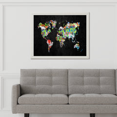 Creative Worldmap Wall Art