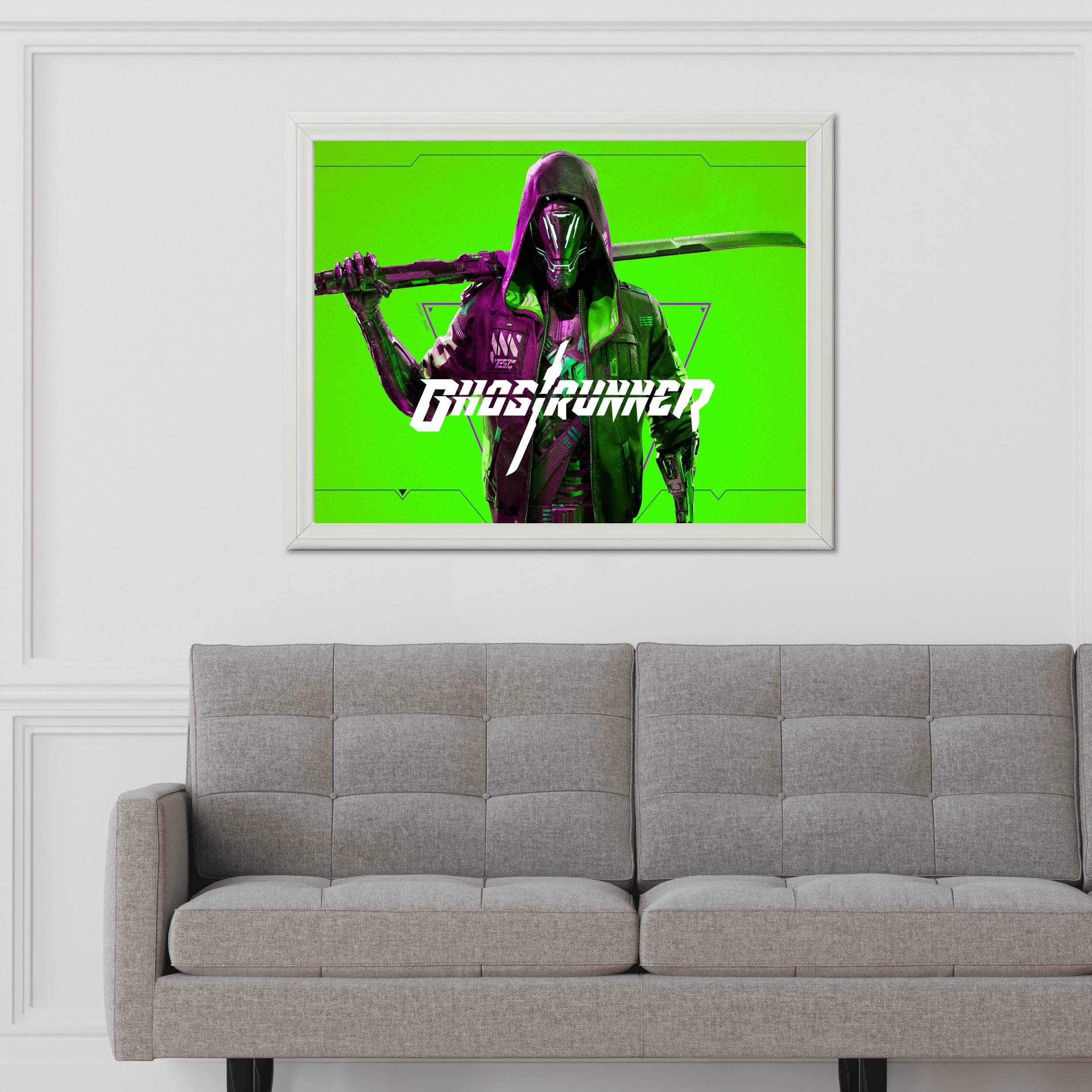 GHOST RUNNER Gaming Wall Art - beink online art store