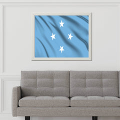 Federated States of Micronesia National Flag Wall Art - beink online art store