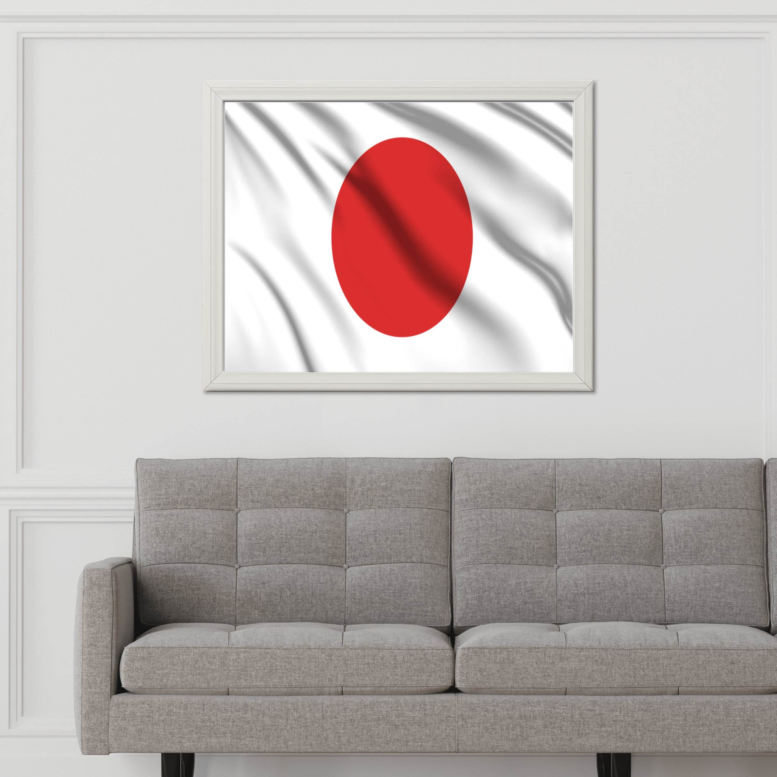 Japan National Flag Wall Art - beink online art store