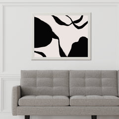 Ink Blot Abstraction Modern Wall Art