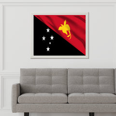 Papua New Guinea National Flag Wall Art