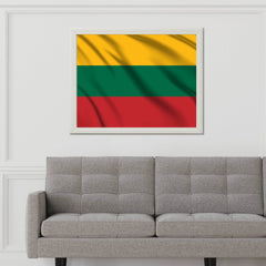 Lithuania National Flag Wall Art - beink online art store