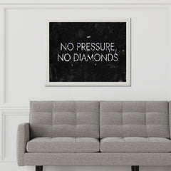 Pressure Makes Diamonds Motivational Wall Art - beink online art store