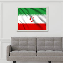 Iran National Flag Wall Art - beink online art store