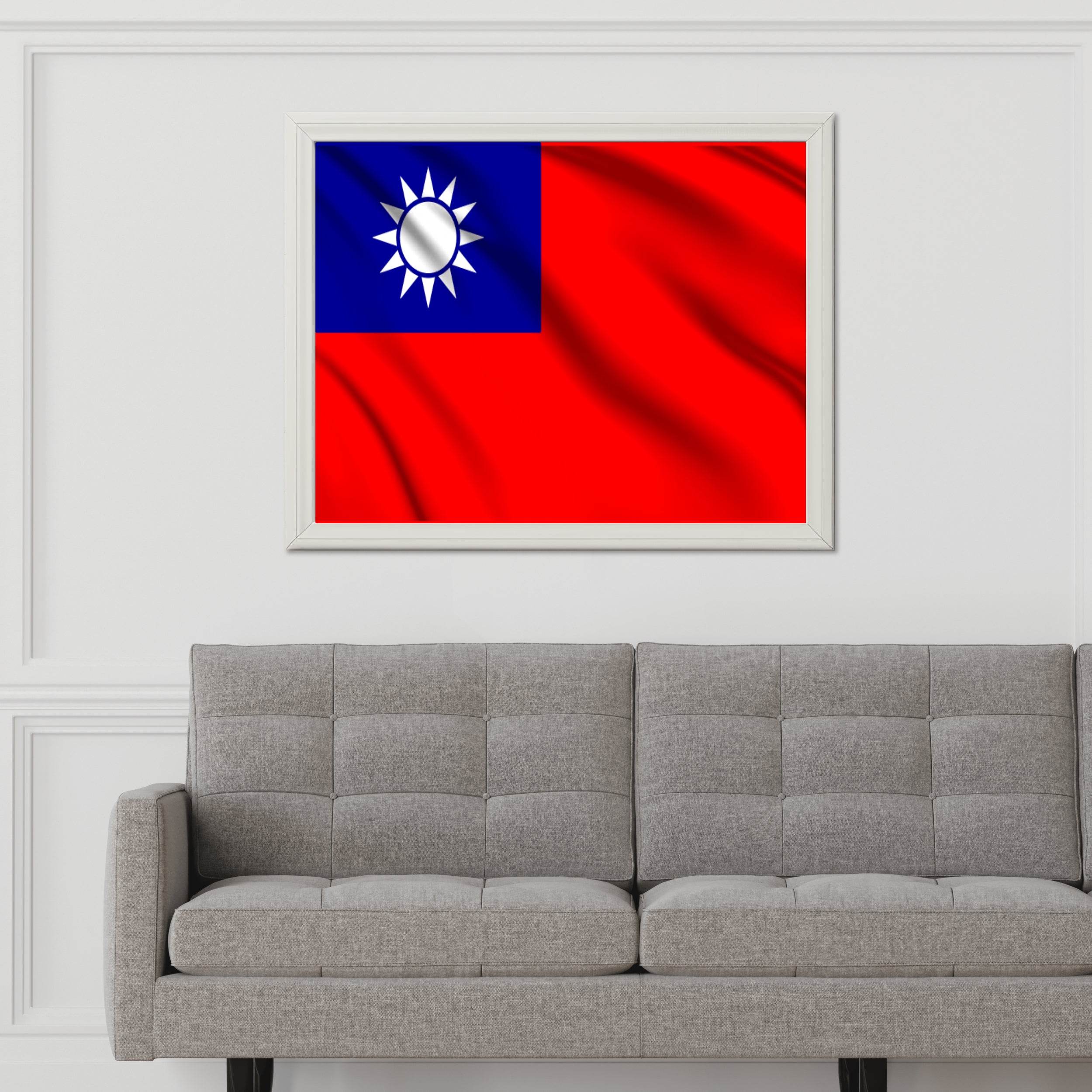 Republic of China National Flag Wall Art - beink online art store