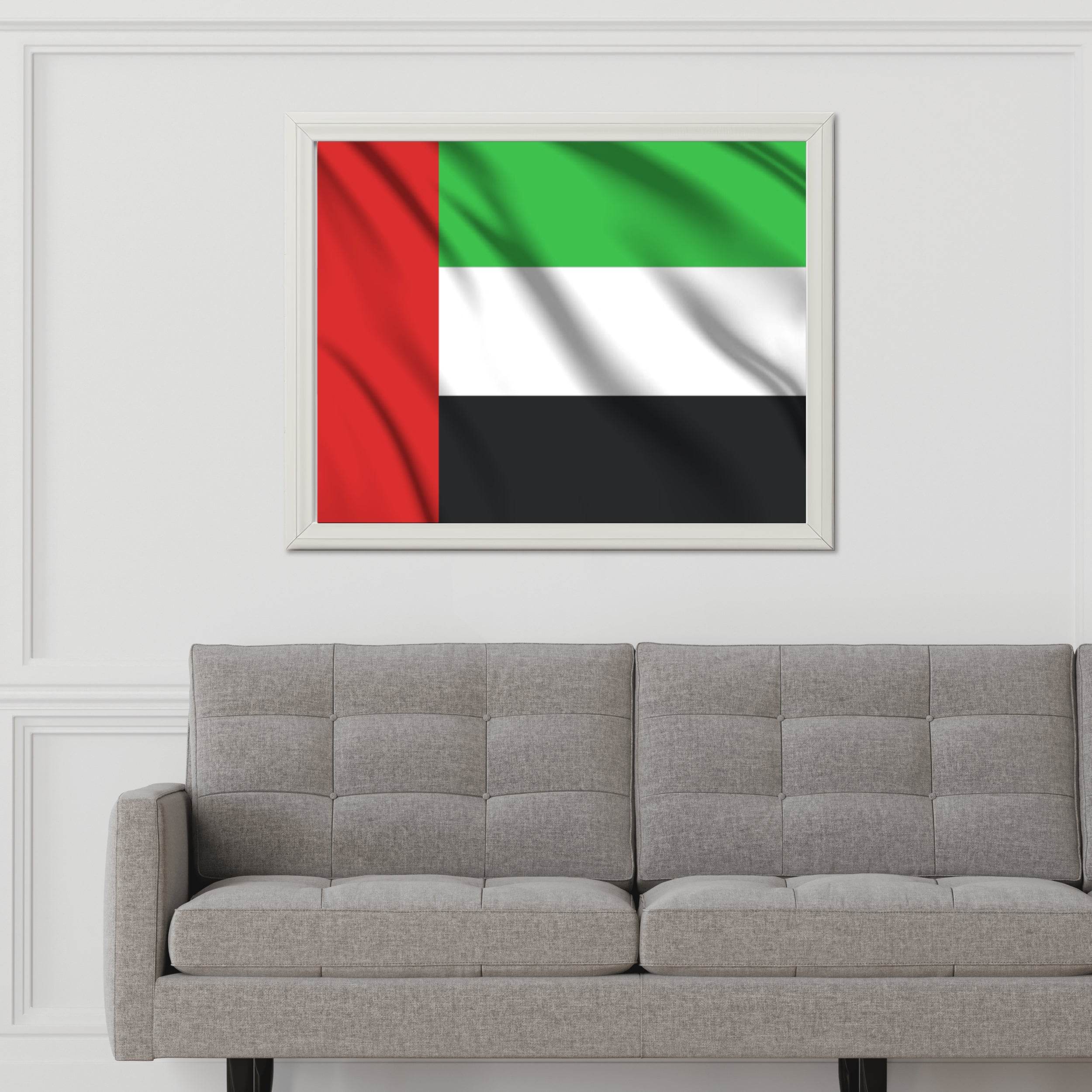 United Arab Emirates National Flag Wall Art - beink online art store