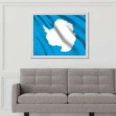 Antarctica National Flag Wall Art