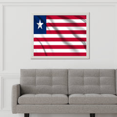 Liberia National Flag Wall Art