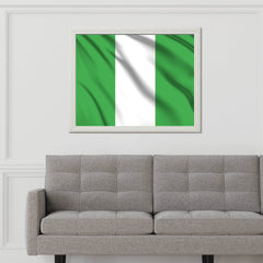 Nigeria National Flag Wall Art - beink online art store