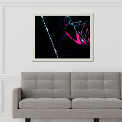 Spider Man NEON  Miles Morales Gaming Wall Art