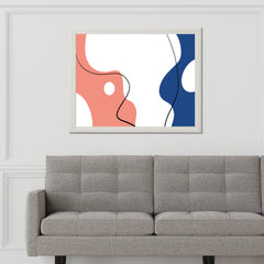 Handmade Opposite Faces Abstract Wall Art