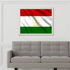 Tajikistan National Flag Wall Art