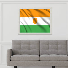 Niger National Flag Wall Art - beink online art store