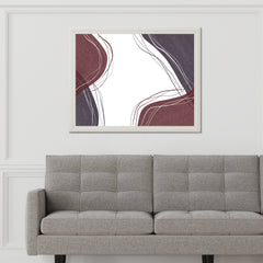 Handdrawn Lines Abstract Wall Art