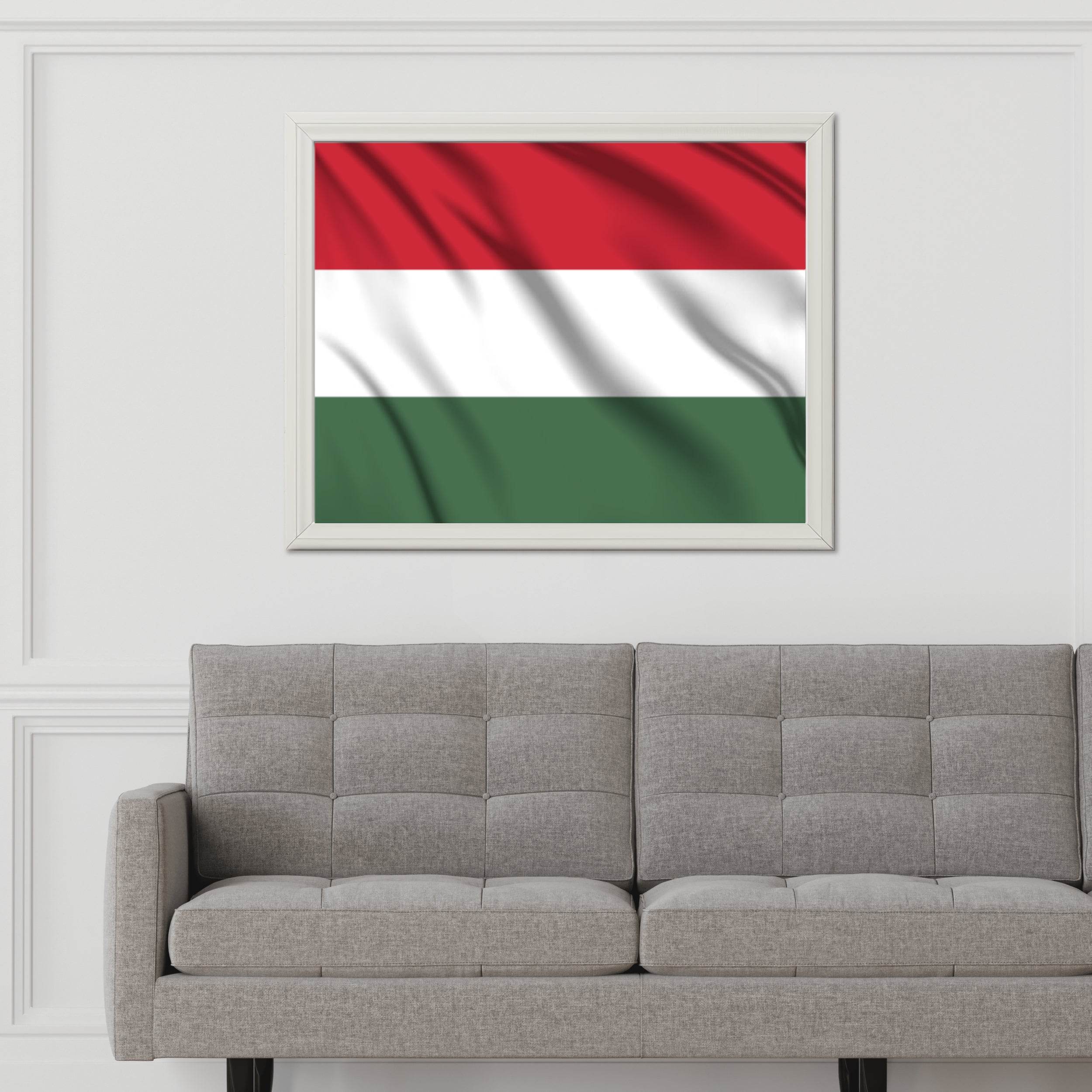 Hungary National Flag Wall Art - beink online art store