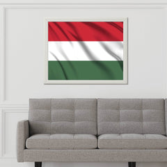 Hungary National Flag Wall Art - beink online art store