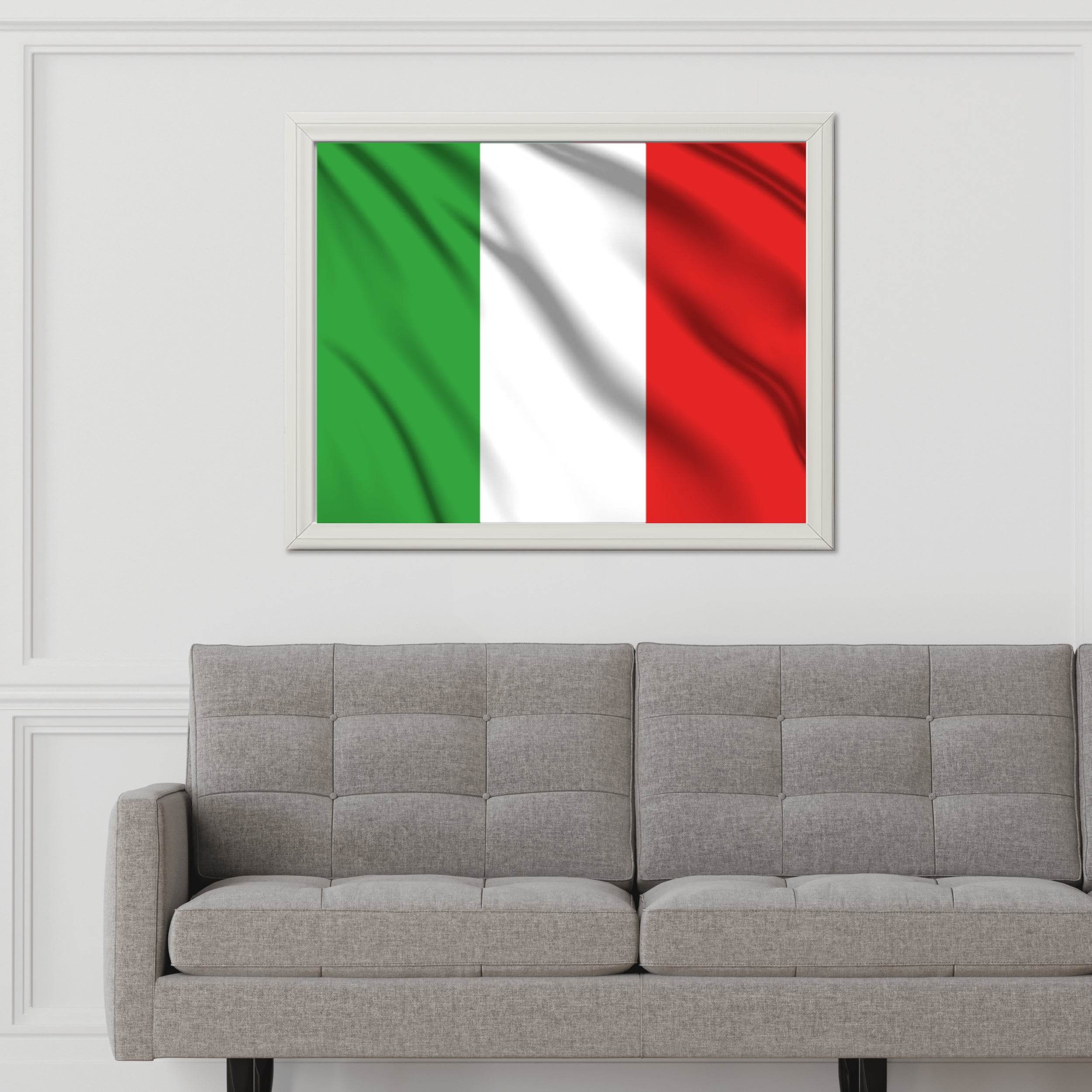 Italy National Flag Wall Art - beink online art store