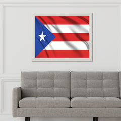 Puerto Rico National Flag Wall Art