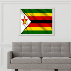 Zimbabwe National Flag Wall Art